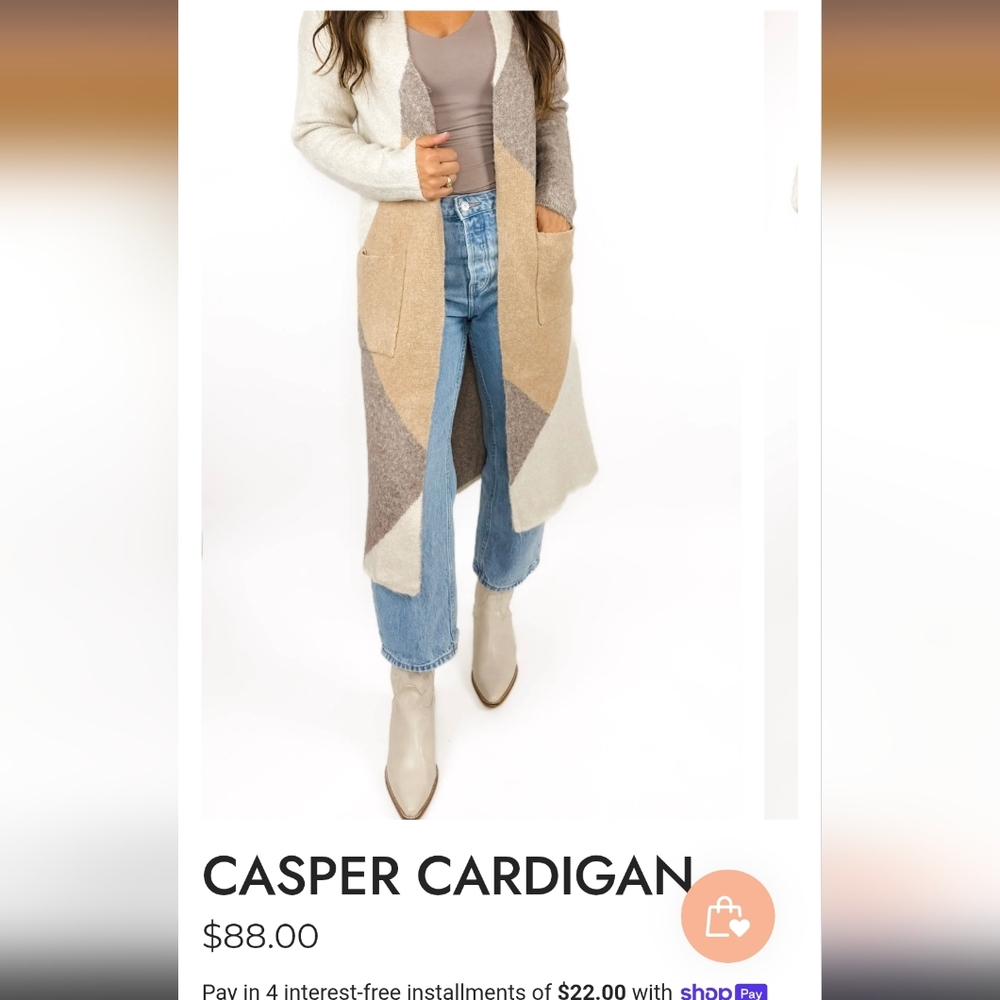 Long Cardigan New Wo Tags
